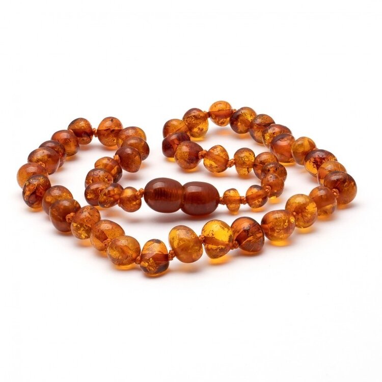 Amber Barnsteen Barnsteen ketting - Cognac (28cm)