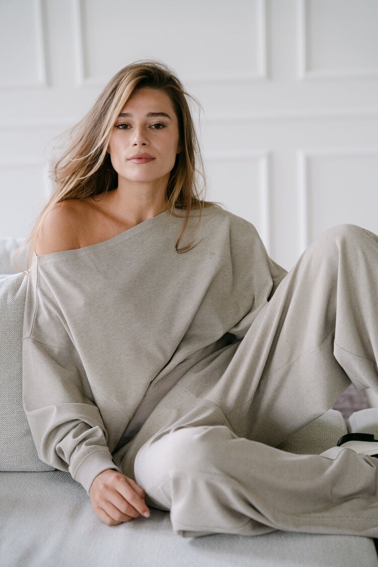 Aimée The Label Sweater Laus - Sand