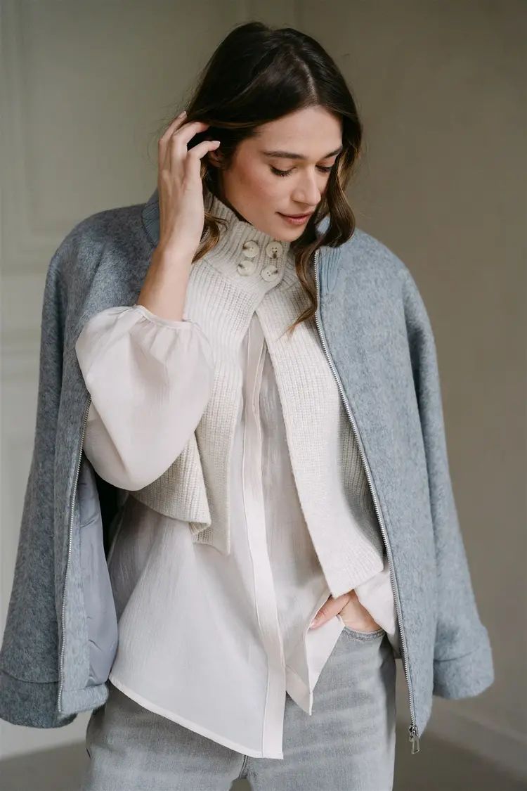 Aimée The Label Blouse Peer - Off White