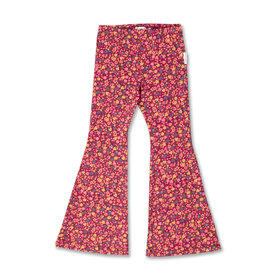 Petit Blush Bowie Flared Pants - Winter Flowers