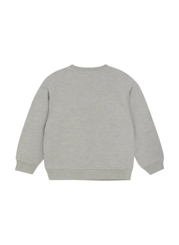 Daily7 Oversized Sweater Artwork - Medium Grey Melange