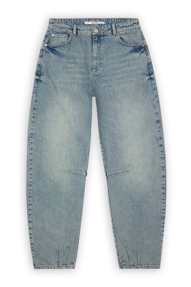 Homage Amber Balloon Jeans - Heavy Blue