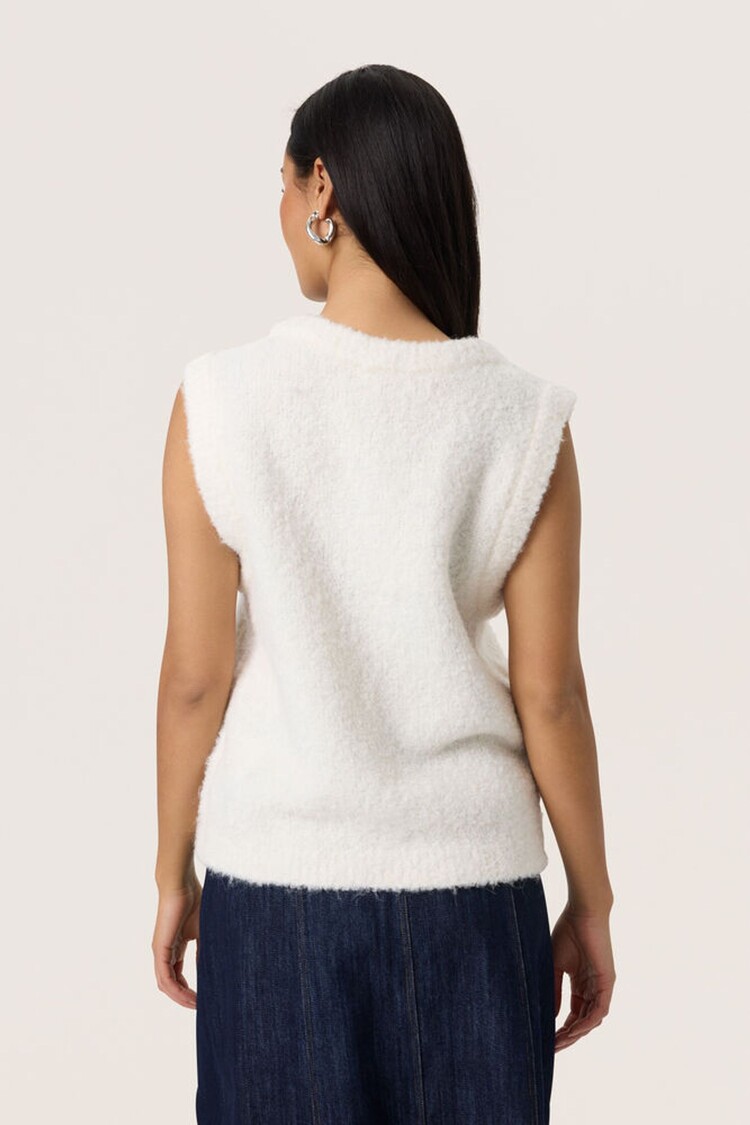 Soaked Amaris Vest - Broken White