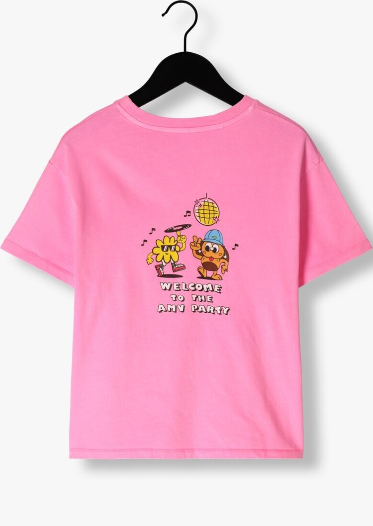 American Vintage T-Shirt fizvalley - rose fluo