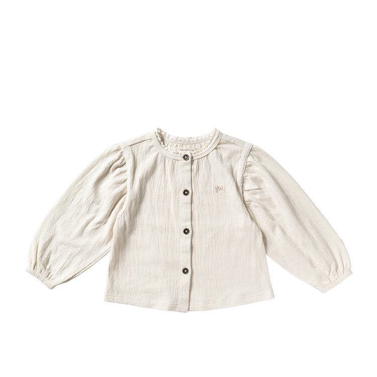 YourWishes Wavy Cliff Blouse - Birch