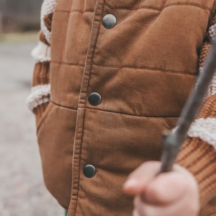 YourWishes Stretch Twill Bodywarmer - Chai