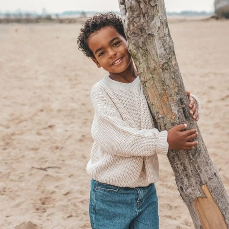 YourWishes Knit Chunky Sweater - Sand