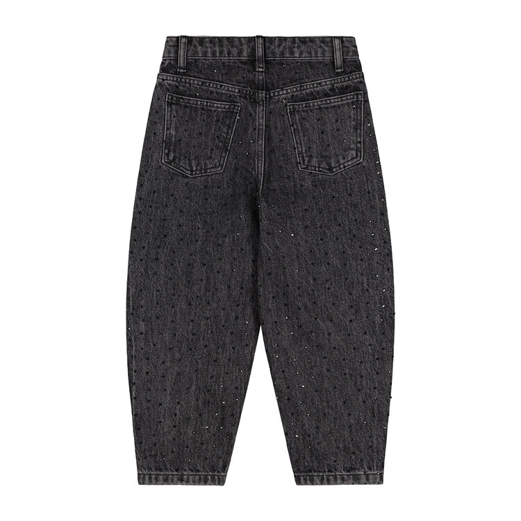 Charlie Petite Lou Balloon Jeans - Black