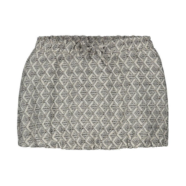 Charlie Petite Nina Skirt - Black & White / Gold