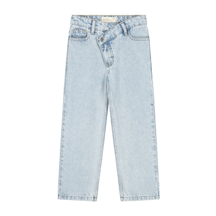 Charlie Petite Noelle Crisscross Jeans - Light Blue