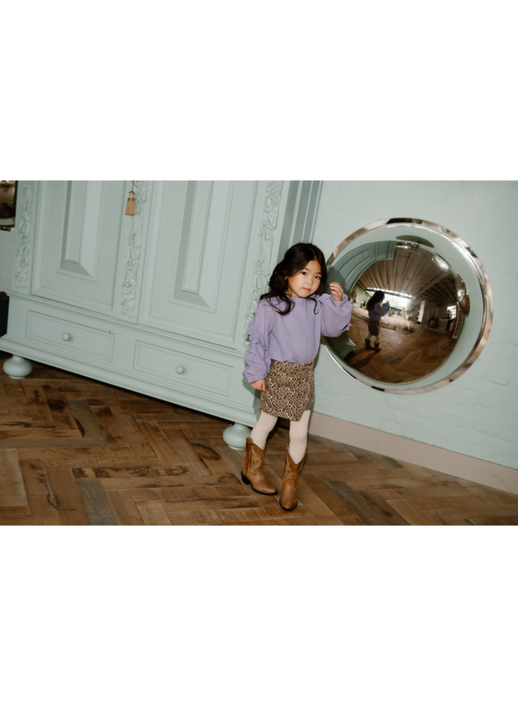 Daily7 Twill Skort Animal - Latte Sand