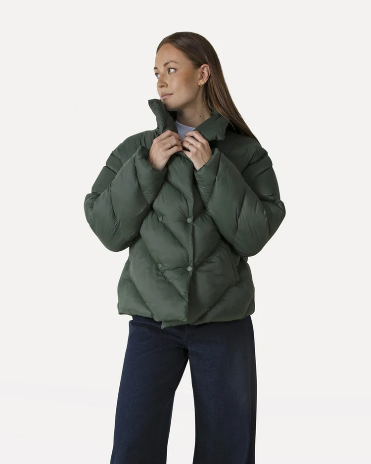 Another Label Alannah Jacket - Basil Green