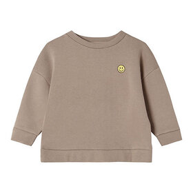 Fliink Alvin Smiley Sweatshirt - Pine Bark