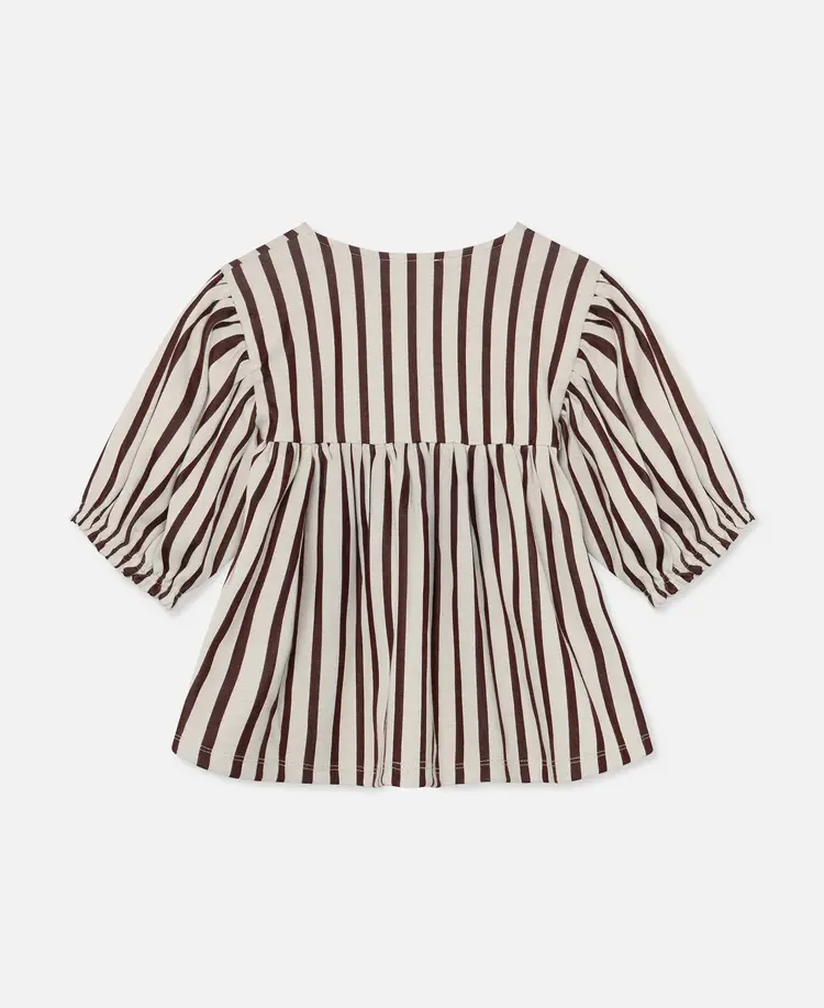 Fliink Elly 3-4 Blouse - Sandshell Stripe