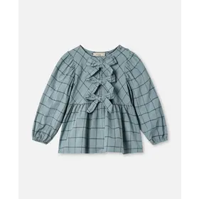 Fliink Cody Check blouse - Slate