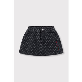 Alix the label Kids woven bull skirt -Dark Grey