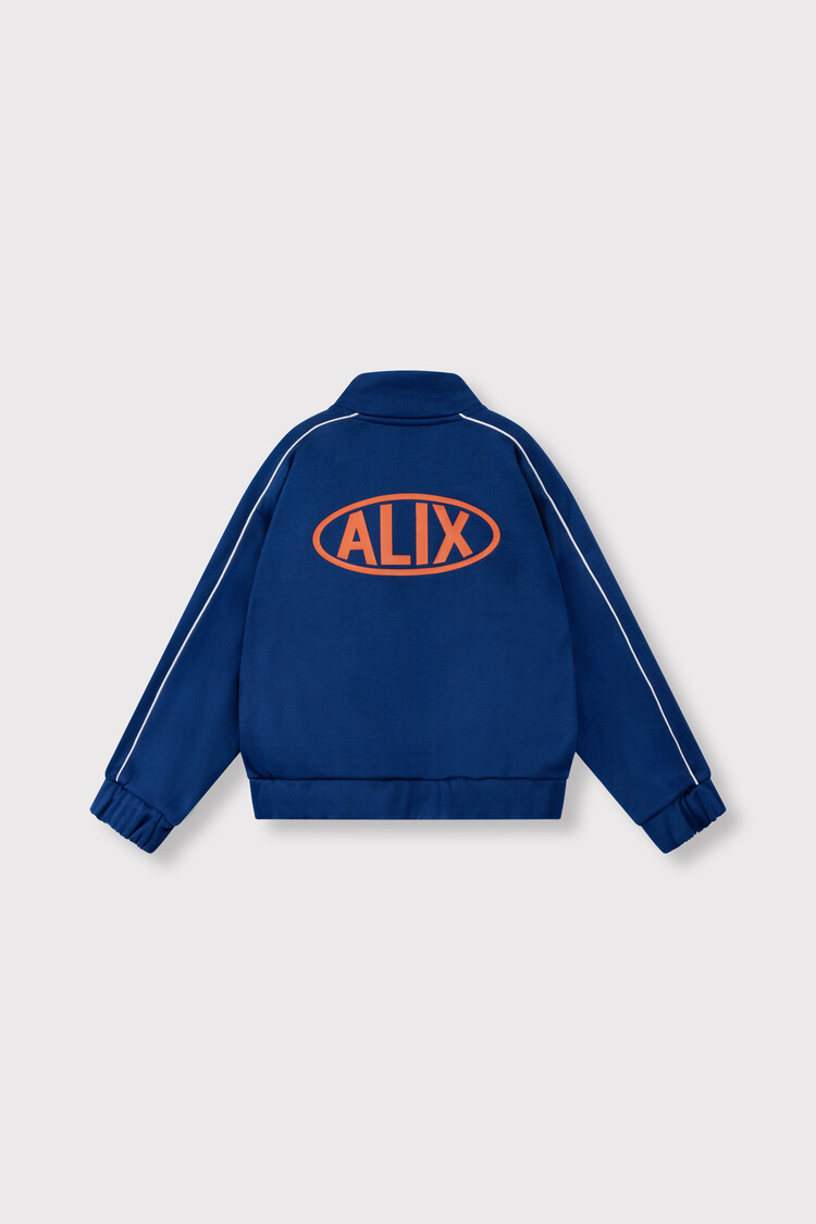 Alix the label Kids Knitted training jacket - Intense Blue