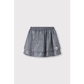 Alix the label Kids knitted sparkle skirt - Silver