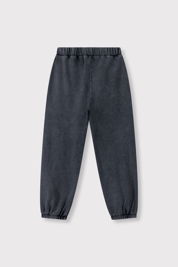Alix the label Kids knitted Bull Logo Pant - Charcaol Grey