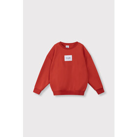 Alix the label Kids knitted label sweater - Bright Red