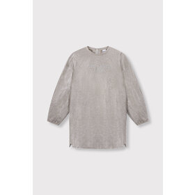 Alix the label Kids knitted silver dress