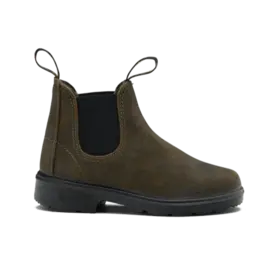 Blundstone Kids suede dark olive
