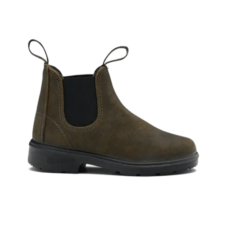 Blundstone Kids suede dark olive