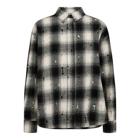 Co'Couture Moby Check Shirt - Black