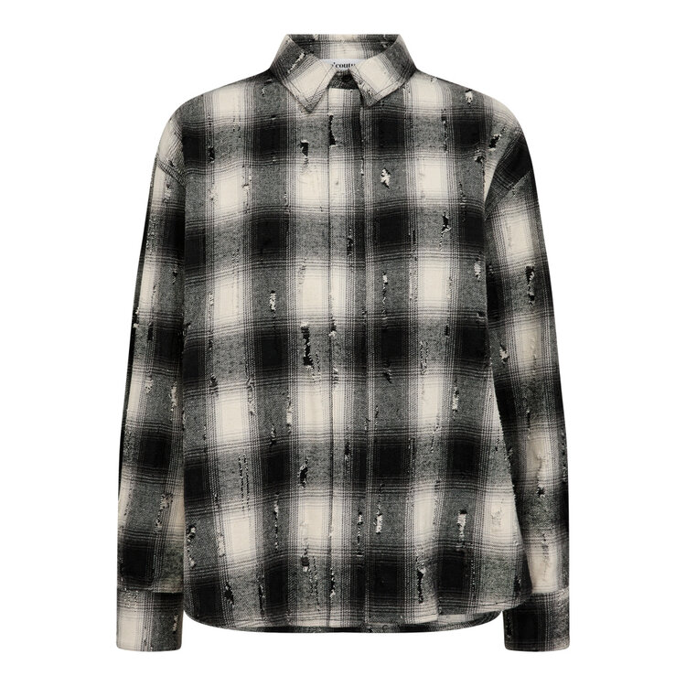 Co'Couture Moby Check Shirt - Black