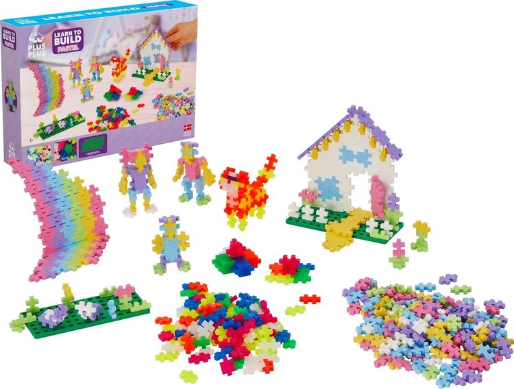 Plus - Plus Learn to Build 600 stuks - Pastel