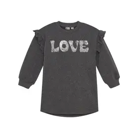 Daily7 Sweaterdress Longlseeve Print - Phantom