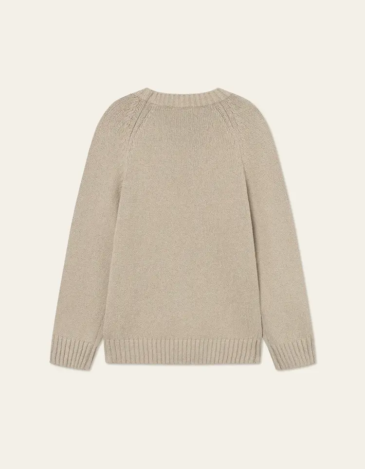Les Deux Brad Roundneck Knit - Dark Sand