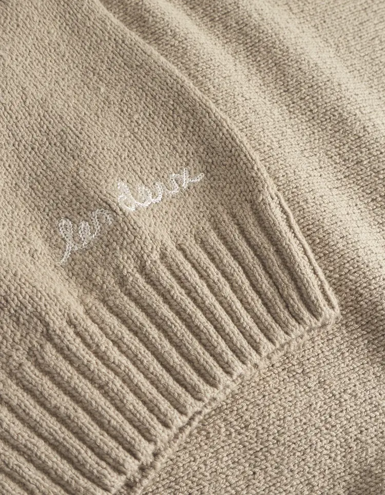 Les Deux Brad Roundneck Knit - Dark Sand