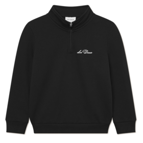 Les Deux West Side Half-Zip Sweatshirt - Black