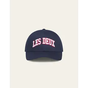 Les Deux Aidan Baseball Cap - Dark Navy
