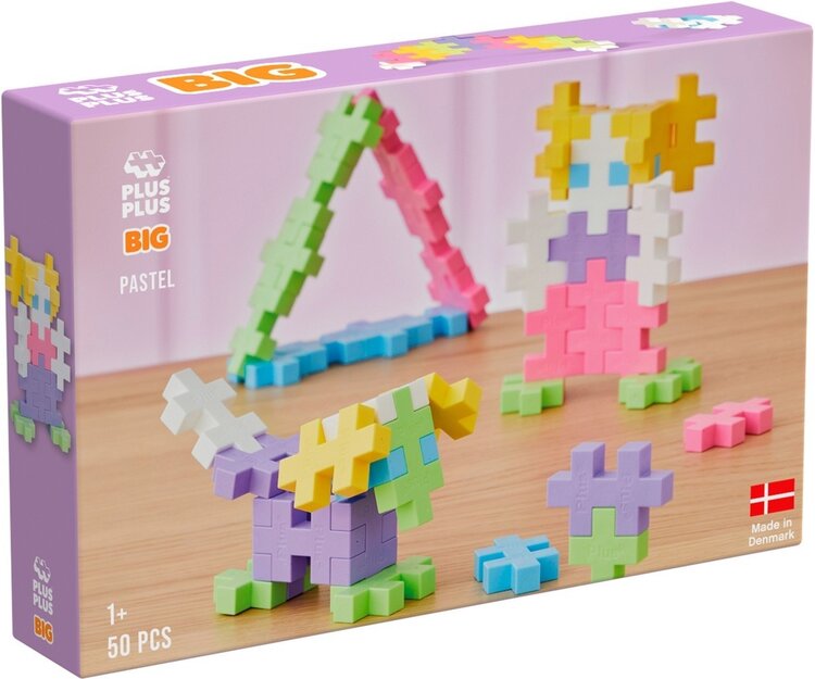 Plus - Plus BIG 50 stuks - Pastel