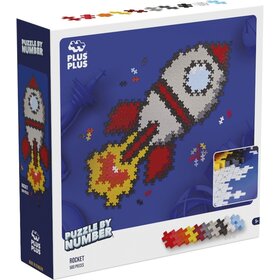 Plus - Plus Puzzle By Numbers 500 stuks - Raket