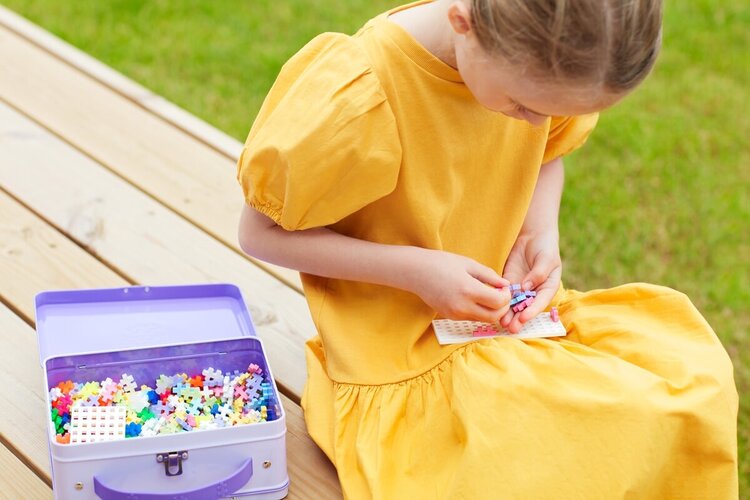 Plus - Plus Reiskoffer 600 stuks - Pastel