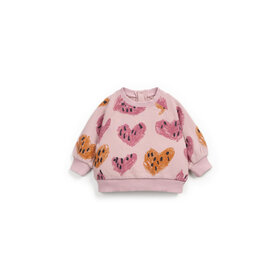 Play Up Printed fleece sweat - E713P/11353