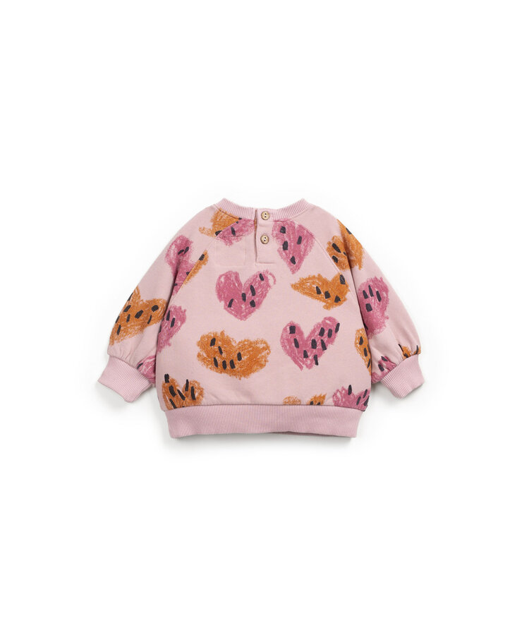 Play Up Printed fleece sweat - E713P/11353