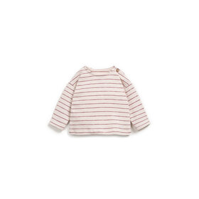 Play Up Striped Rib Flame LS Shirt R329R/11002