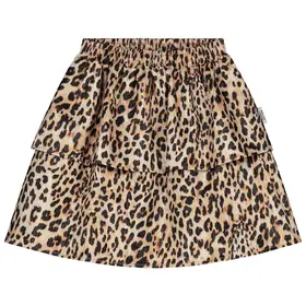 Call me Frankie Leopard Ruffle Skirt