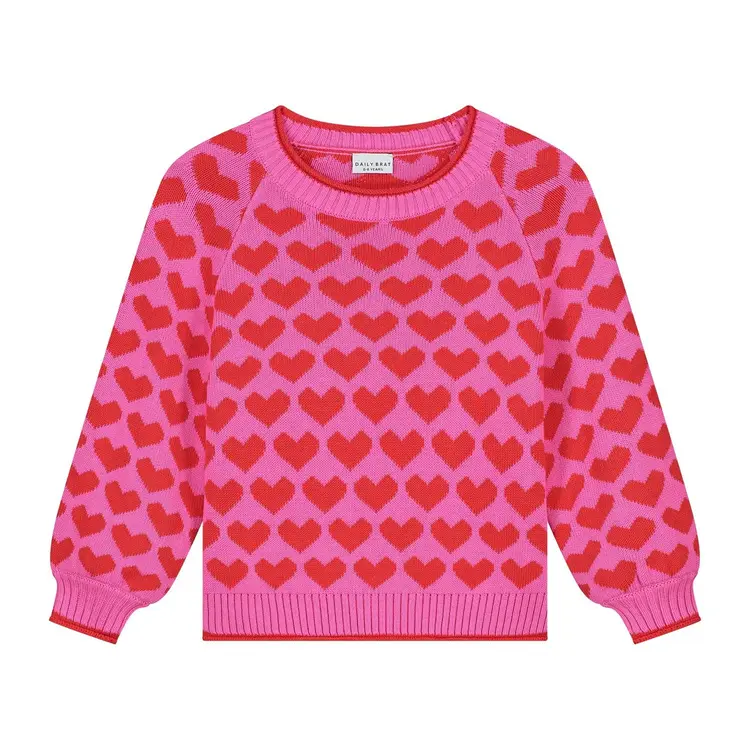 Call me Frankie Heart knitted sweater
