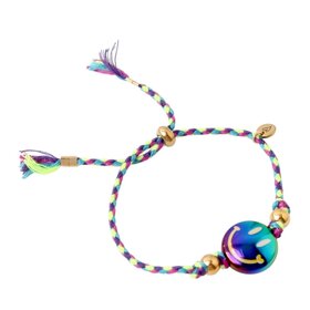 LOVEissue Happy smiley bracelet - petrol