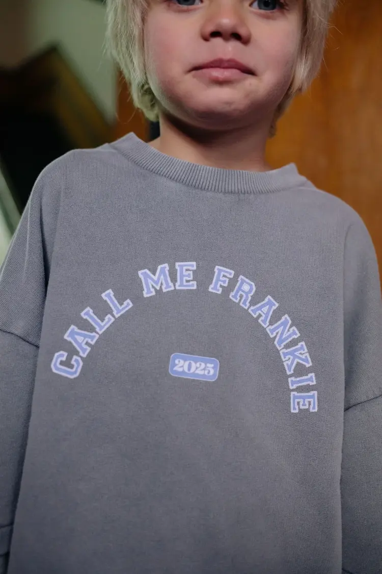 Call me Frankie Block Sweater