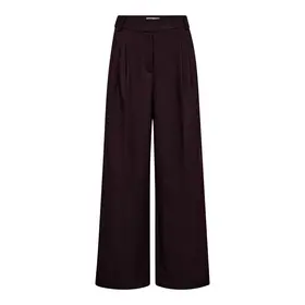 Co'Couture Almira Pleat Pant - Plum