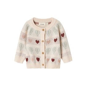 Lil'Atelier Baby Lamai ls knit - Pastel parchment