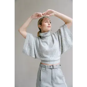 Aimée The Label Sweater Clipo - Light Grey