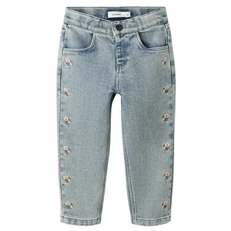 Lil'Atelier Darlee Doa loose denim jeans - medium blue