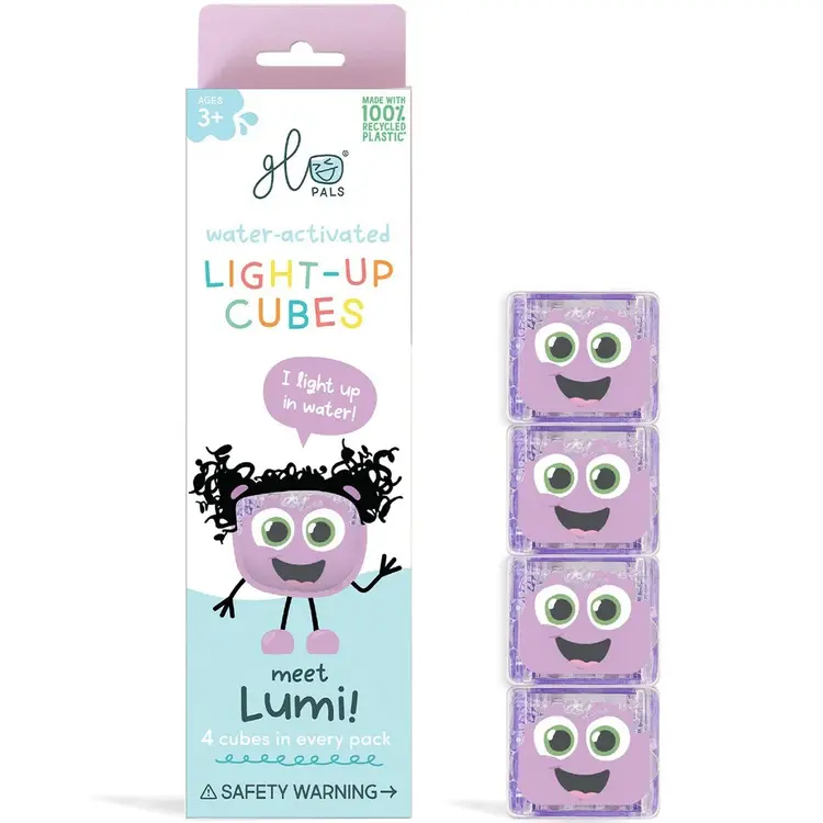 Glopals Glopals Light Up Cubes 4st - Lumi